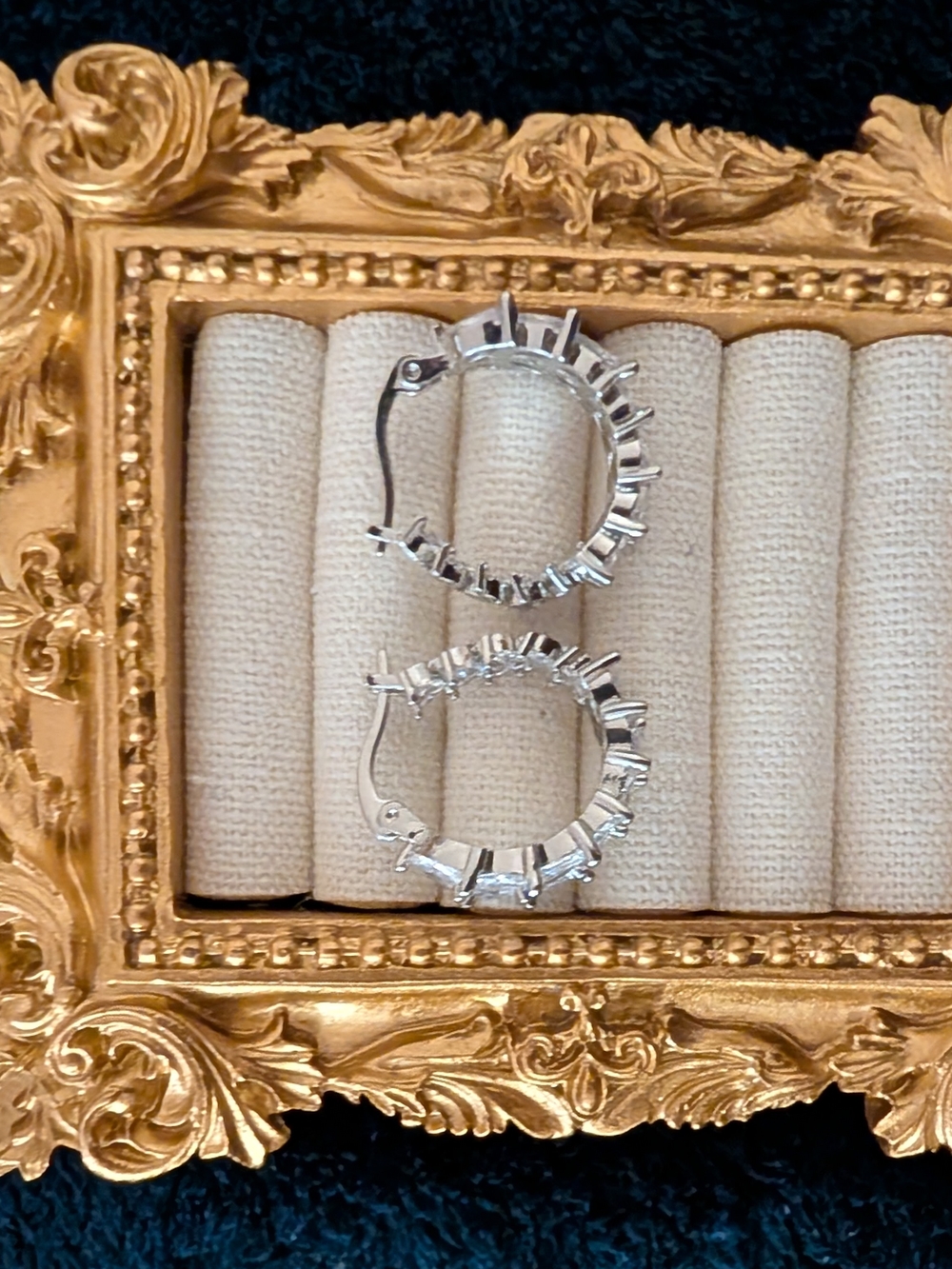 💎 Marquise Cluster CZ Cubic Zirconia Earrings 💎 - Picture 8 of 15